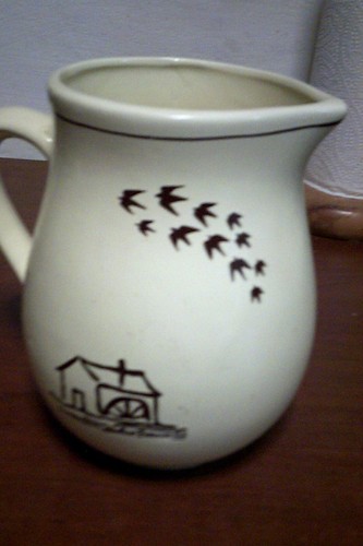 Caraffa brocca mulino - mulino, bianco
