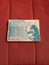 Libretto Di uso e Manutenzione honda cb 750 f Sevenfifty