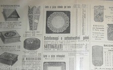 PASTICCERIA_DOLCIARIA_BOMBONIERE_ASTUCCI_CARTA PER IMBALLO_VERONESI_RARO LISTINO