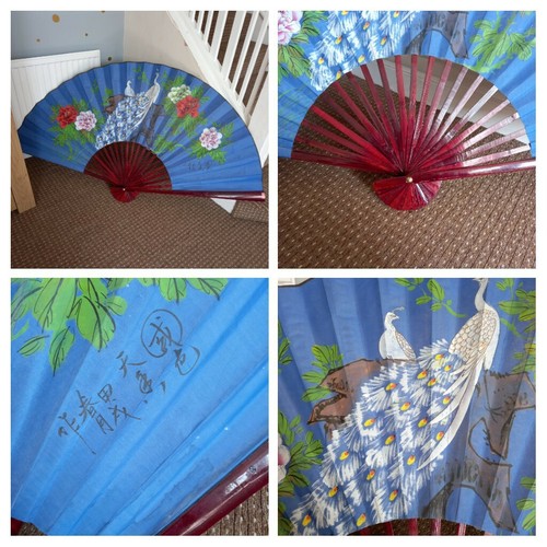 Large oriental hand painted - large,