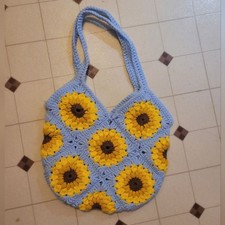 Borsa tote boho girasole