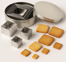 , Set 6 Tagliapasta Quadrato