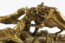 Scultura animalier cinghiale e