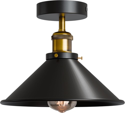 Plafoniera vintage industriale