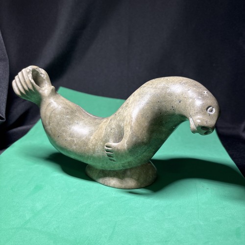 Vintage inuit art - vintage, soapstone