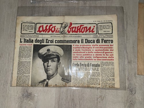 Giornale asso bastoni 8 - asso,