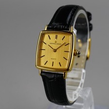 Orologio donna Universal Geneve oro 23mm vintage batteria nuova cinturino pelle