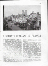 I SOLDATI ITALIANI IN FRANCIA
