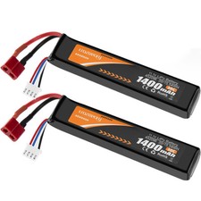 2 x 11,1V 1400mAh 30C Airsoft