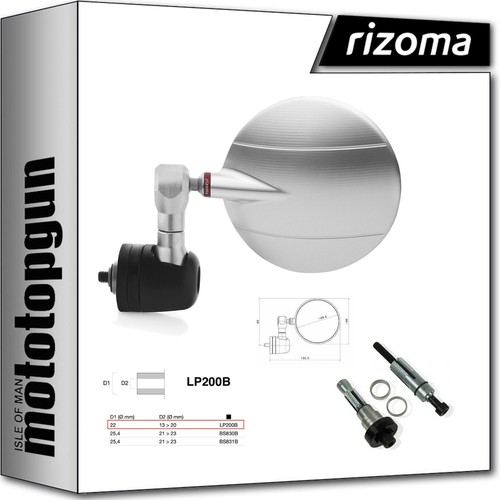 Rizoma bs285b specchietto end - rizoma,
