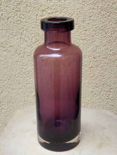 Vaso vetro viola - in,