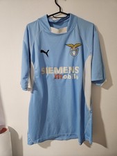 Maillot Jersey Shirt Maglia Ss Lazio Roma Siemens 2001 2002 Vintage Blue Away L
