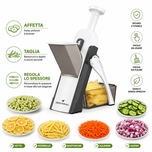 Mandolina affettatrice affetta - affettatrice,