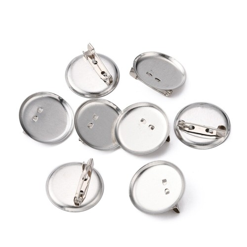 20pz spilla ferro platino - 20pz,