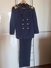 Rara uniforme di un primo ufficiale pilota dell'Aeroflot del 1970 URSS soviet