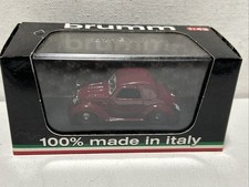 Brumm R022 Scala 1/43  Fiat 500 1a Serie Tetto Metallico 1936 Amaranto Vintage 