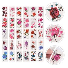 Fogli fiori tatuaggi - 60,
