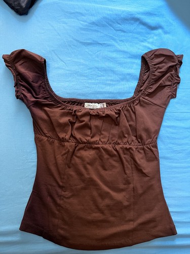 Top zara marrone - zara,