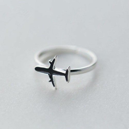 Anello aeroplano argento - aeroplano, in