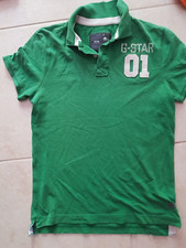 lotto 2050 maglietta t-shirt ragazzo polo verde G-star tg.M