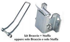 staffa e braccetto in kit o singoli per supporto terzo punto idraulico FOX
