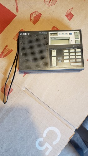 Sony icf 7600d world radio - sony,