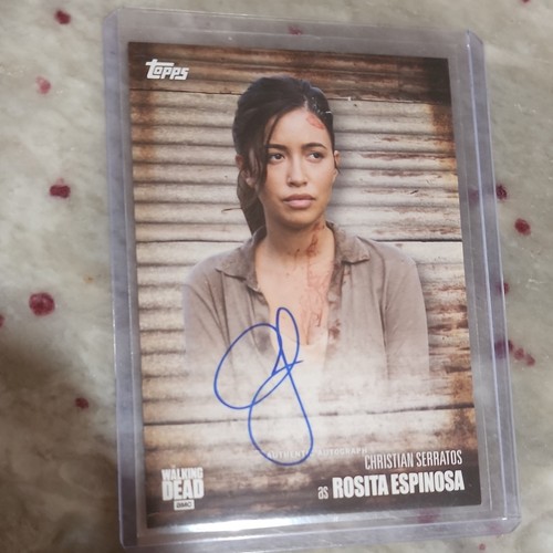 Carta autografata topps 2017 - carta,