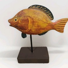 Hand Carved Wooden Fish