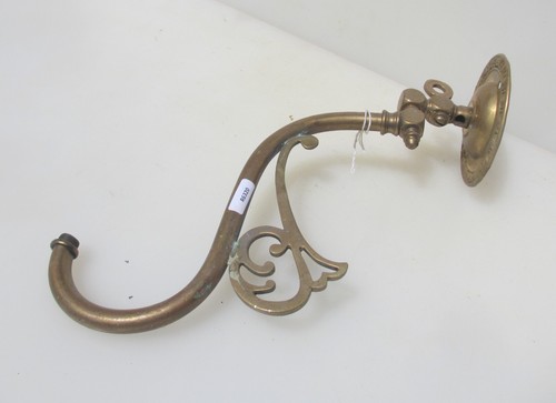 Victorian brass gas wall - gas, light