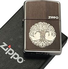 Zippo Accendino Olio Yggdrasil Marrone 2WD-MYSTERY Custodia Regolare Giappone