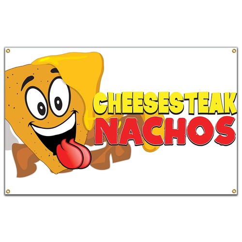 Banner cheesesteak nachos - banner,