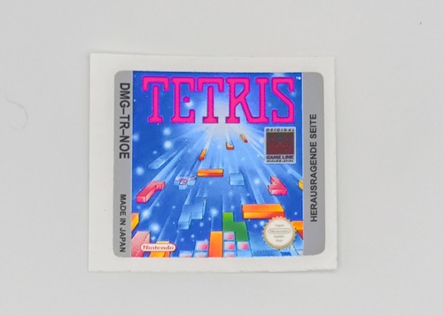 Gameboy tetris etichetta - etichetta, di