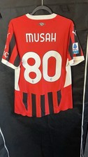 Maglia Indossata Musah Milan Vs Lecce Matchworn Napoli Juventus Roma Inter Lazio