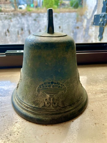 Antica campana bronzo e - antica,
