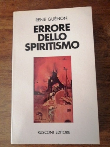 Errore dello spiritismo - ., rené
