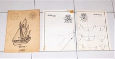 Piani costruttivi Caravella NINA 1492 Tavole di costruzione AMATI model kit nave
