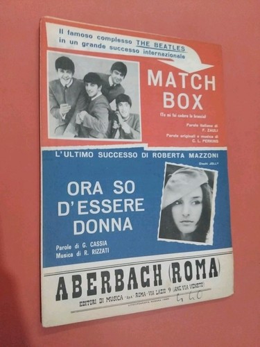 The beatles match box ita - the,
