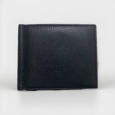 GIORGIO FEDON PORTAFOGLIO/PORTA BANCONOTE VERA PELLE MARTELLATA NERA