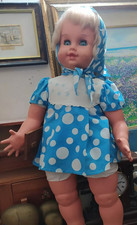 Sebino Bambola Patatina  1 Tipo Anni '60 VESTITO a POIS ORIGINALE.NO FURGA.