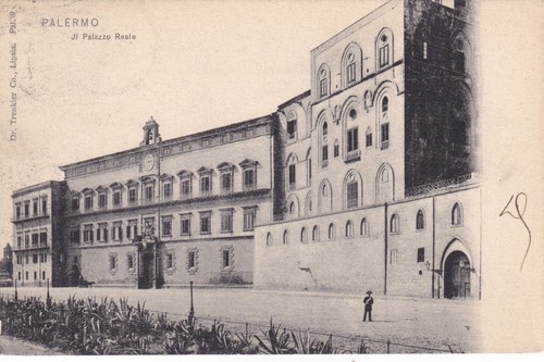 Cartolina palermo palazzo - cartolina,