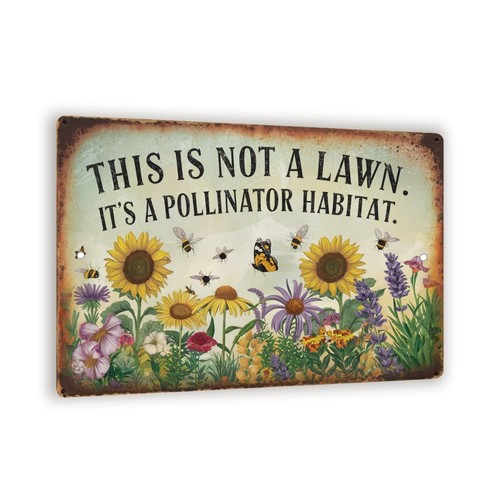 Vintage pollinator habitat - pollinator,
