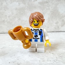 LEGO Town City Bambino Giocatore di Calcio Calciatore Football Coppa Minifigure
