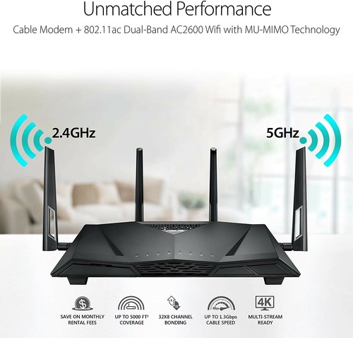 Asus wireless ac2600 32 - wireless, cm-32