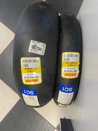 Set slick pirelli 120 - set, 120/70