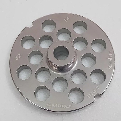 Piastra inox per tritacarne - inox,