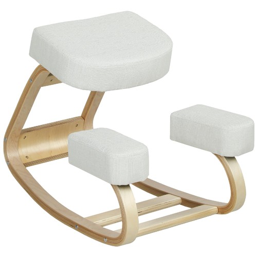Sedia posturale tessuto crema - sedia,