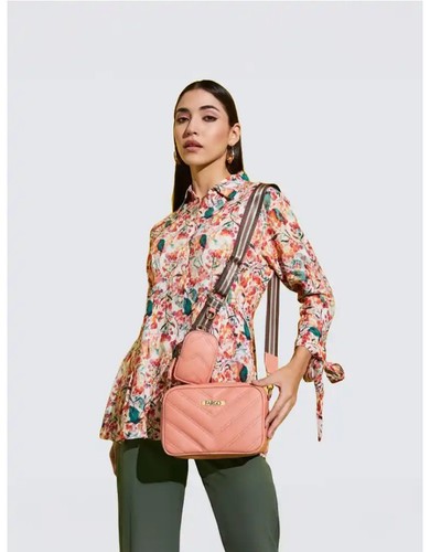 Borsa tracolla donna rosa - a,