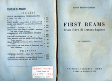 LINDA RIGGIO CINELLI   " FIRST BEAMS "   Primo libro di lettura Inglese - 