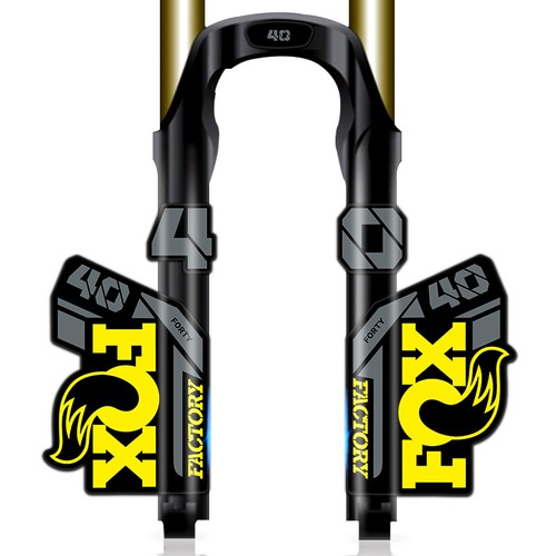 Adesivo forcella per 2021 fox - adesivo,