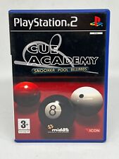 VIDEOGIOCO CUE ACADEMY PLAYSTATION 2 PS2 G1252 RETROGAME BILIARDO